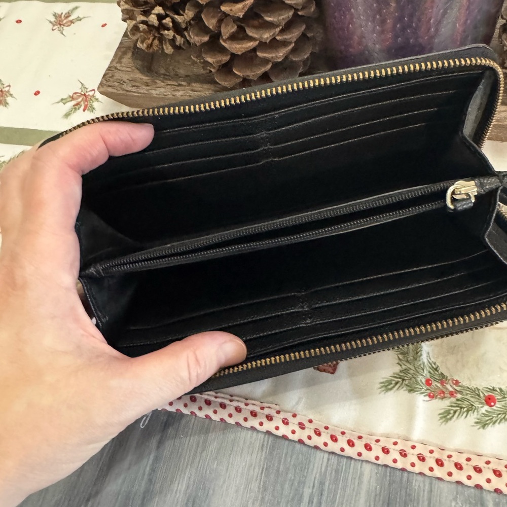 Black coach wallet